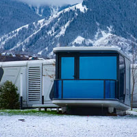 Double Triangle House Mobile Space Capsule Triangle Prefabricated Container House Good Vibrations