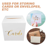 Wedding Card Box Envelope Money Card Receiving Box For Wedding Reception Graduation Birthday Party Baby Shower Good Vibrations