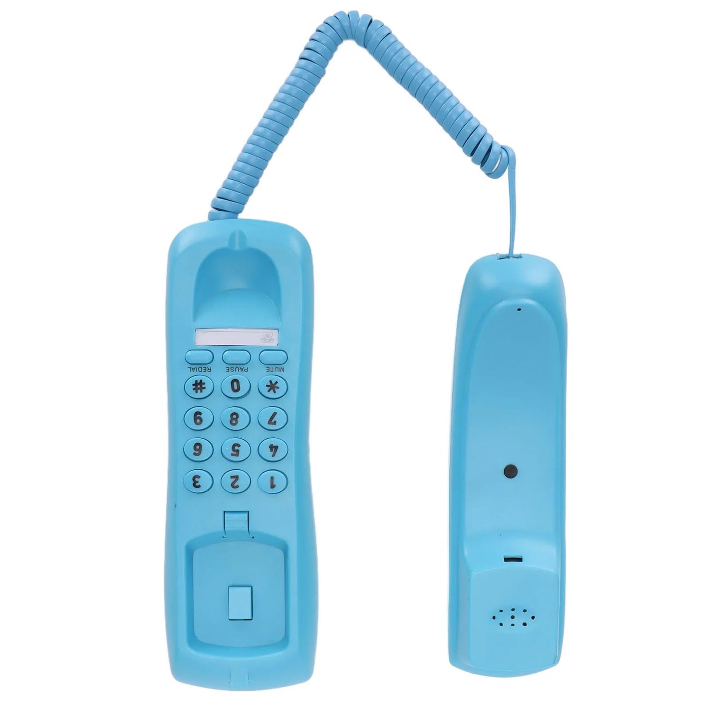 Landline Phone Wall Mountable Telephone Desktop Fixed Wired Phones with Mute Pause Function for Office Home Hotel Phone Good Vibrations