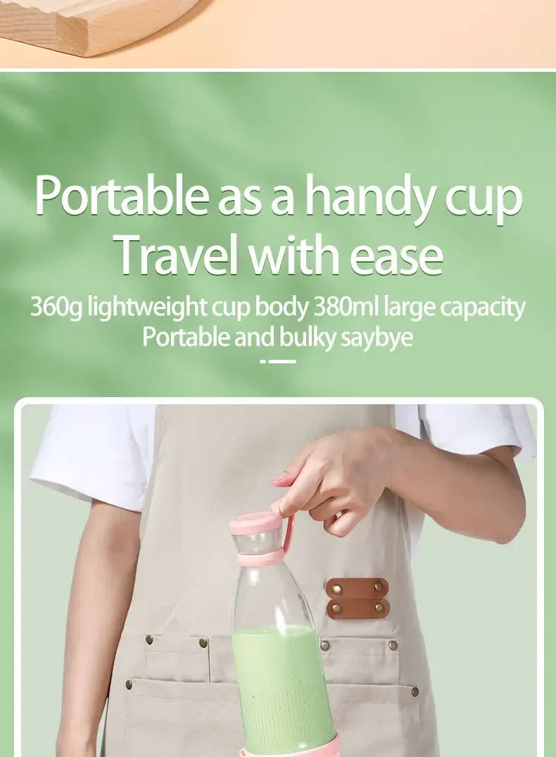 Electric Juicer Cup 6 Blades Blender Milkshake Machine USB Portable Fruit Milk Mixing Tool Mini Fresh Juice Blender Good Vibrations Adult Super Store
