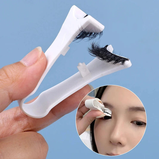 New Quantum Magnetic Eyelash Curler Reusable Eyelashes Applicator Portable False Eyelash Assist Makeup Tools Accessories Good Vibrations