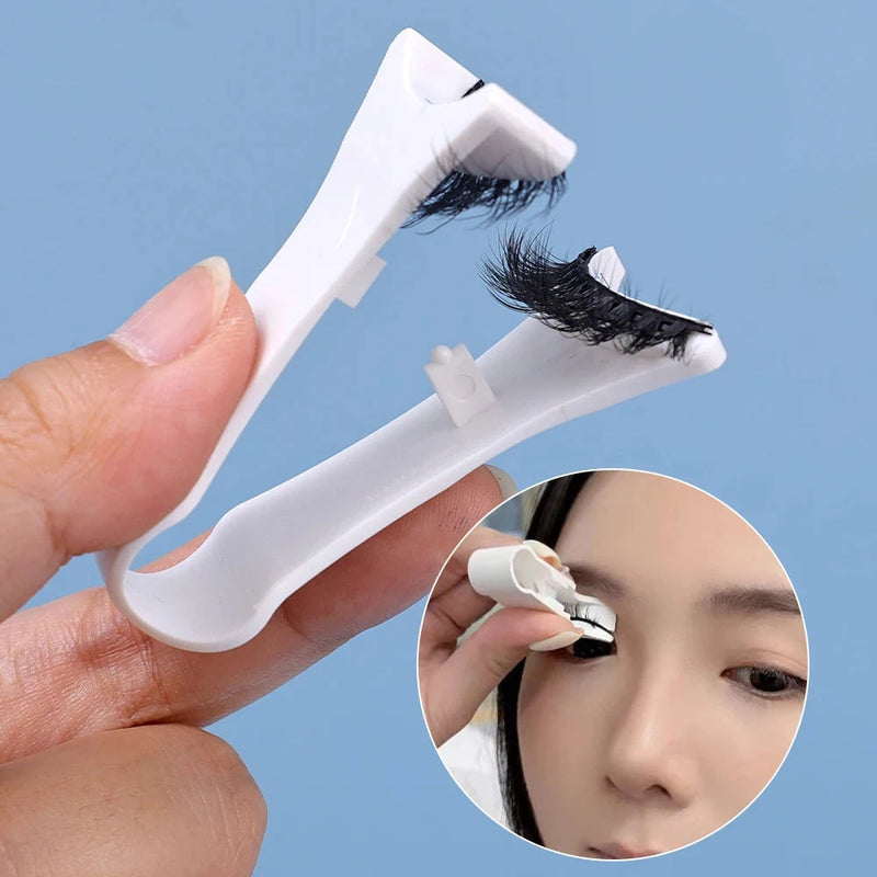 New Quantum Magnetic Eyelash Curler Reusable Eyelashes Applicator Portable False Eyelash Assist Makeup Tools Accessories Good Vibrations