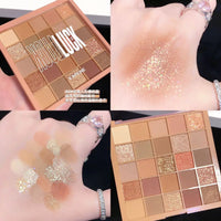 Cool Low Saturation Pure Wind 25 Color Eyeshadow Plate Pearl Matte Color Ins Affordable Makeup High Color Rendering Eyeshadow Good Vibrations