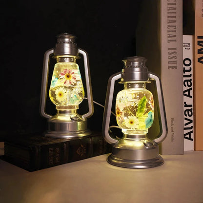 Crystal Resin Lamp DIY Mold Kit Creative Silicone for Handmade Night Lights Camping Oil Lamps Decorative Home Decor Crafts Good Vibrations