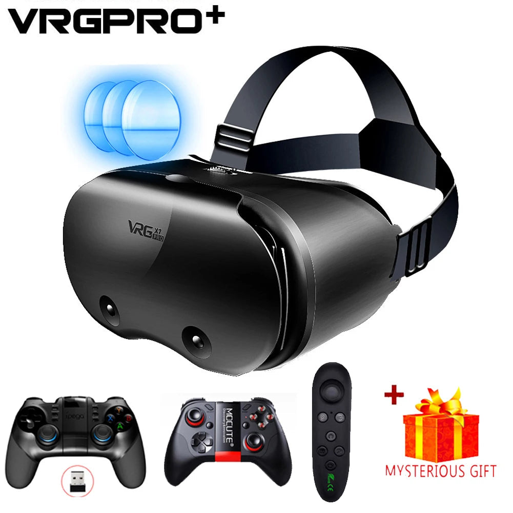 3D Virtual Reality VR Glasses For iPhone Android Smartphone Cell Mobile Phone Helmet Headset Wirth Real Lenses Goggles Devices Good Vibrations