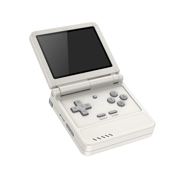 New Games V90s Retro Flip Handheld Game Player 3.5 inch Foldable Open-sourse Handheld Console Pocket Mini Video  Game Player Good Vibrations