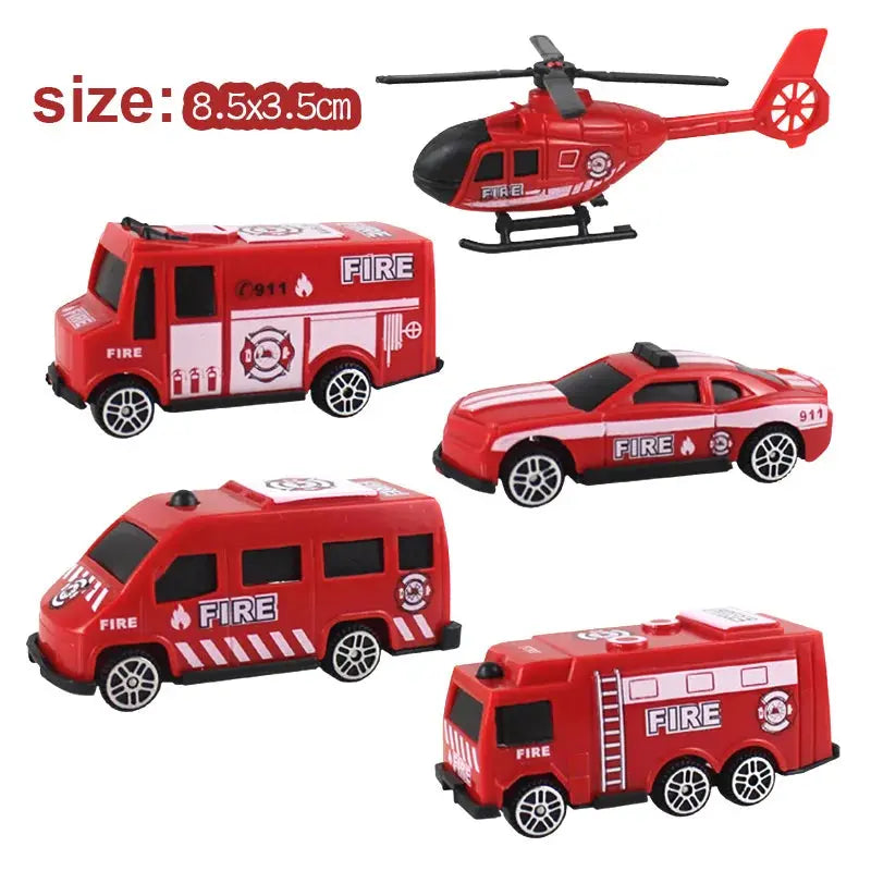 Fireman Cake Topper Cupcake Toppers Fire Hydrant Truck Firefighter Helmet Theme for Kids Boy Girl Happy Birthday Cake Decoration Good Vibrations