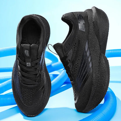 Running Shoes for Men Carbon Plate Professional Racing Marathon Training Running Sneakers Shock Absorption Sport Shoes for Women Good Vibrations