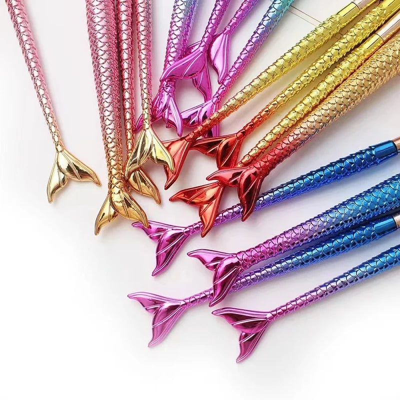 4 Set Makeup Brushes Set Cosmetic Powder Eye Shadow Foundation Blush Brush Soft Beauty Make Up Tool Maquiagem 6 Color Gradient Good Vibrations