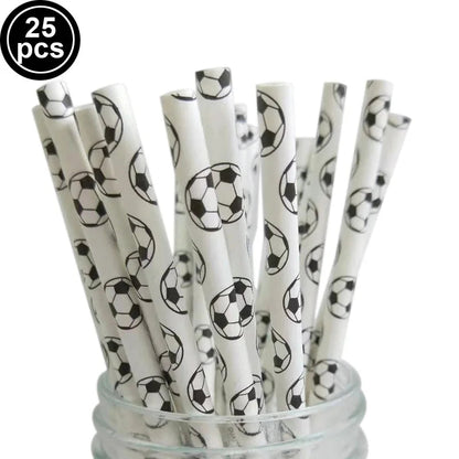 Soccer Party Disposable Tableware Paper Plates Cups Napkins Tablecloth Soccer Birthday Party Decoration Good Vibrations