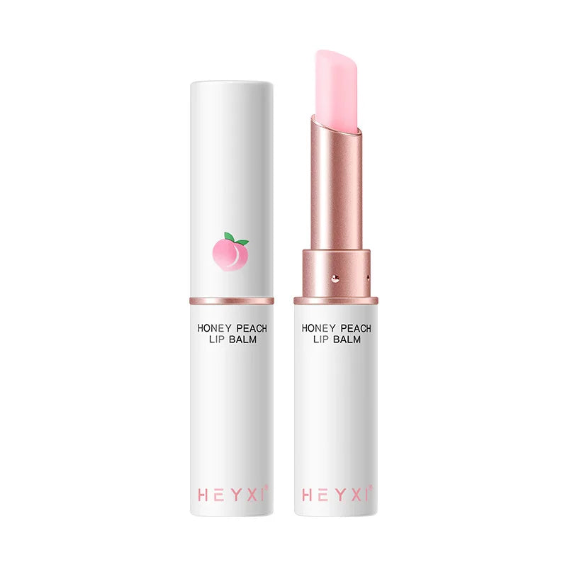 Honey Peach Lip Balm Color Change Lipstick Lips Plumper Moisturizing Hydrating Nourishing Beauty Lips Skin Carae Cosmetics Good Vibrations