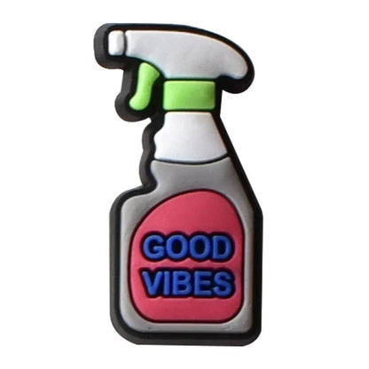 Shoe Charms for Crocs Accessories Organ Medical Care Shoes Charm for Croc Decorations Pins Men Accessory Jeans Woman Clogs Clips Good Vibrations