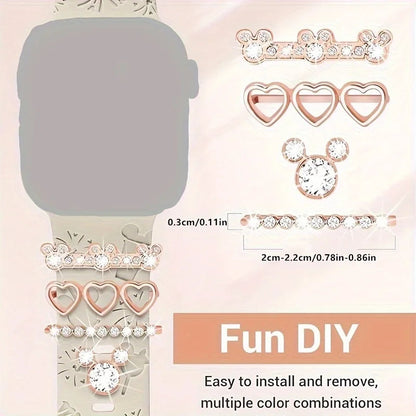 Adorable Cartoon-Themed Watch Strap Charms & Decorative Buckles for a Stylish Wristwear Upgrad Good Vibrations