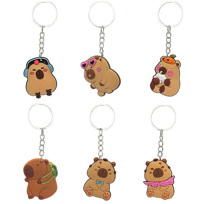 Cartoon Capybara Birthday Party Decoration Disposable Tableware Cup Plate Napkins Tablecloth Banner Baby Shower Party Supplies Good Vibrations