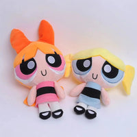 20Cm The Powerpuff Girls Plush Doll Cute Girly Heart Cartoon Blossom Buttercup Bubbles Plush Doll Decoration Toy Gift Good Vibrations