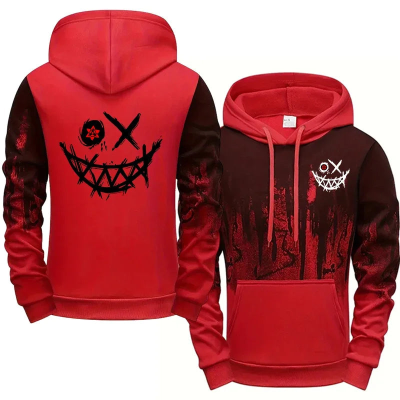Autumn Winter Male Daily Casual Sports Jogger Suit 2025 Urban Fashion Hoodies Sportswear Men's Set Hooded Sweatshirts Sweatpants Good Vibrations