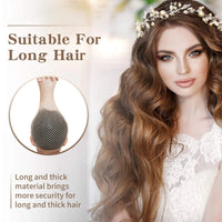 Wig Cap with Open-end for Women, Mesh Wig Cap for Long Hair, Wig Natural Nude Net Cap, 3 Pieces Good Vibrations