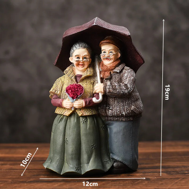 Gifts For Grandparents Elderly Home Decor Room Decoration Best Wishes Ornaments Sweet Wedding Souvenirs Old Couple Love Forever Good Vibrations