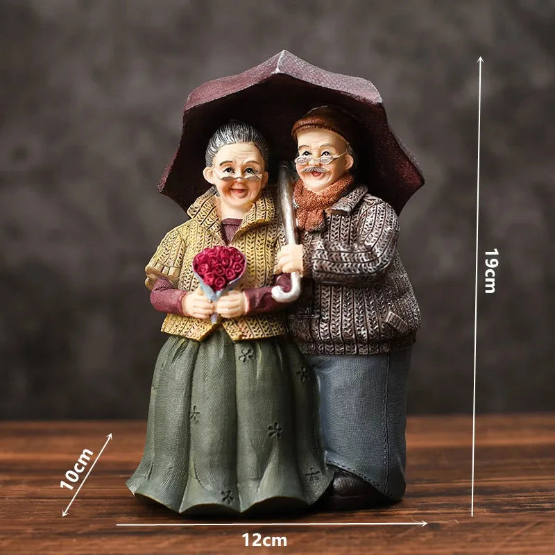 Gifts For Grandparents Elderly Home Decor Room Decoration Best Wishes Ornaments Sweet Wedding Souvenirs Old Couple Love Forever Good Vibrations
