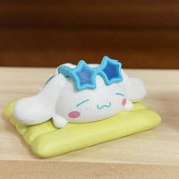 Sanrio Hello Kitty Kuromi Cinnamoroll Hangyodon KT Cat Bikini Swimwear Blind Box Toys Desktop Decoration Model Toy Kids Gifts Good Vibrations