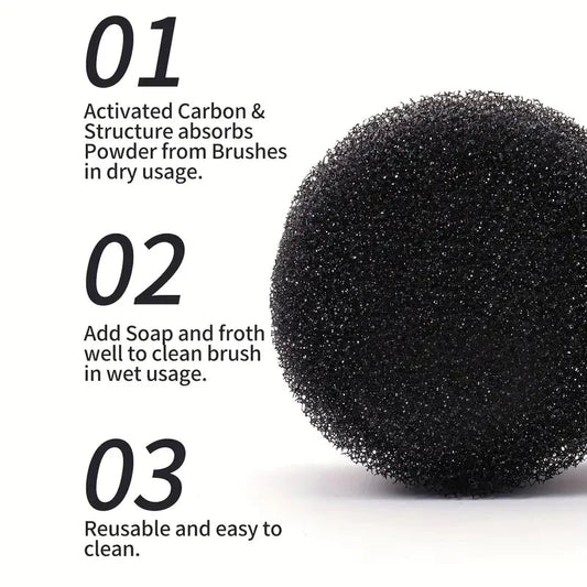 Makeup Brushes Cleaner Sponge Dry Cleansing Make Up Brushes Cleaner Eye Shadow Eyebrow Blush Color Removal For Outdoor Travel Good Vibrations