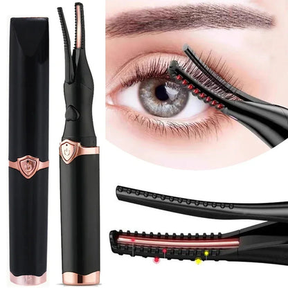 Naturally Curled Electric Eyelash Intelligent Temperature Control Styling Make Up Eyelashes Curl Lasting Lash Curler Tool Good Vibrations