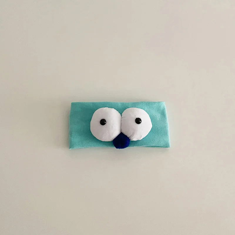 Big Eyes Cartoon Baby Hairband Kids Soft Elastic Nylon Headband Cute Children Hair Accessories Funny Toddler Headdress Headwear Good Vibrations