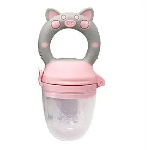 Infant Baby Food Fruit & Vegetable Feeder with Medium Mesh Bag Food Grade Liquid Silicone Yummy Nourishment Feeding Good Vibrations