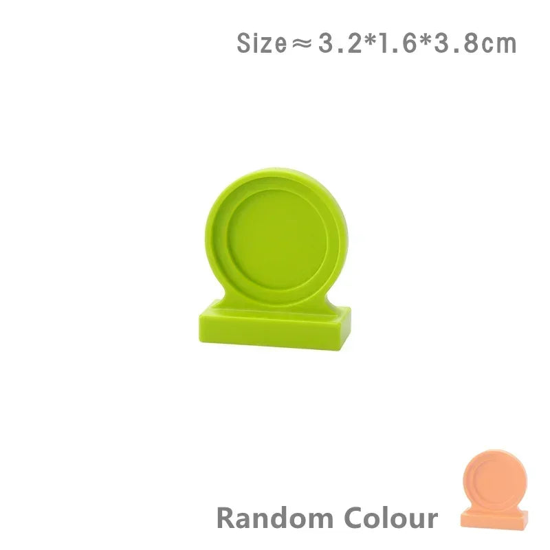 Big Building Blocks Play House Furniture Accessories Indoor Utensil Bed Compatible Large Bricks Assemble Toys Children Kids Gift Good Vibrations