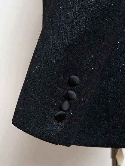 Luxury man suits high quality 3 pieces littering rhinestone embellishment Wedding Dress Shining flash diamond Tuxedo Dinner Suit Good Vibrations