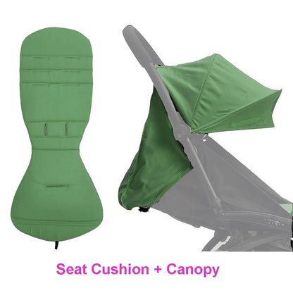 COLU KID® Baby Carriage Accessories Waterproof Sun Canopy & Replacement Seat Cushion Compatible with Babyzen YOYO YOYO2 Good Vibrations
