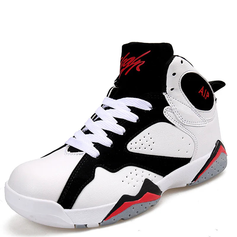 Men's basketball shoes high top sports shoes wear-resistant couple style casual youth outdoor style Good Vibrations