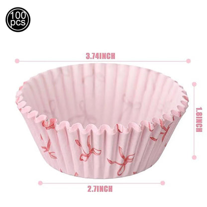 Pink Banner Happy Birthday Bow Balloon Straw Disposable Paper Plate Napkin Cup Tableware Princess Girl Birthday Party Supplies Good Vibrations