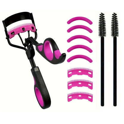 11/16PCS Eyelash Curler with 10pcs Replacement Pads Women Professional Eyelashes Curling Tweezers Clips Lasting Eye Makeup Tools Good Vibrations