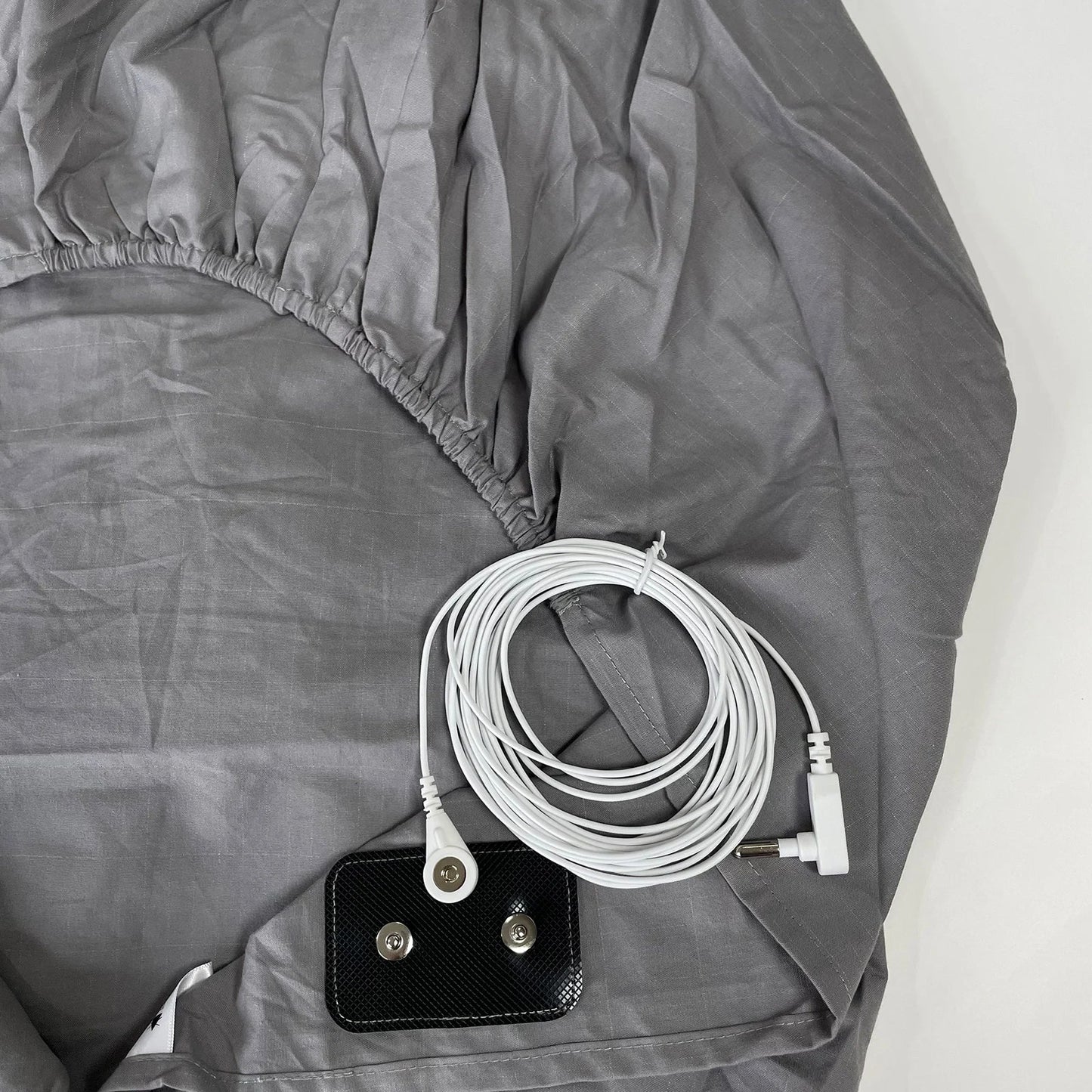 Earthing Fitted Bed Sheets Conductive Silver Fiber Grounded Bedsheet Anti-ESD Radiation Proof Release Electrostatic Good Vibrations