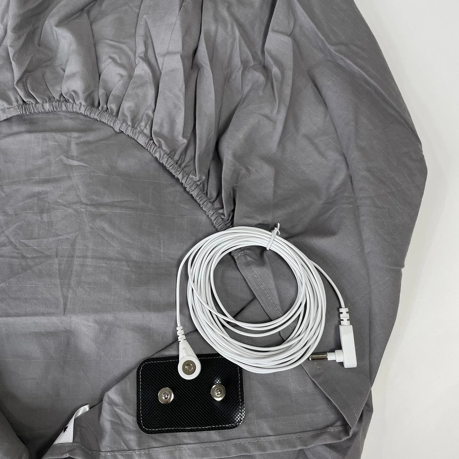 Earthing Fitted Bed Sheets Conductive Silver Fiber Grounded Bedsheet Anti-ESD Radiation Proof Release Electrostatic Good Vibrations