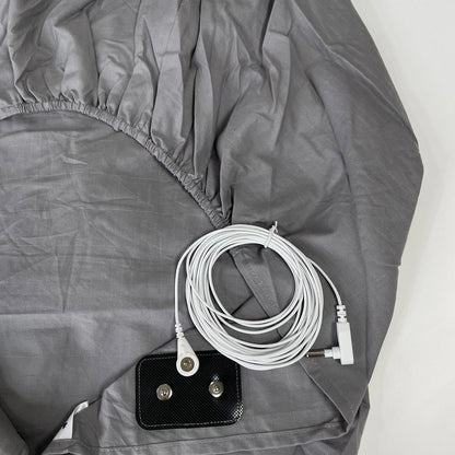 Earthing Fitted Bed Sheets Conductive Silver Fiber Grounded Bedsheet Anti-ESD Radiation Proof Release Electrostatic Good Vibrations