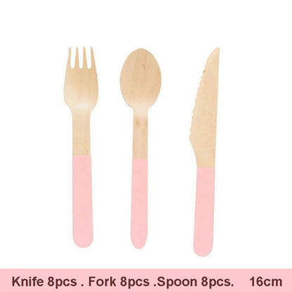 Rose Gold Disposable Tableware sets Paper Plates/cups/straws Iridescent Wedding Birthday Party Decor rainbow Dish Party Supplies Good Vibrations