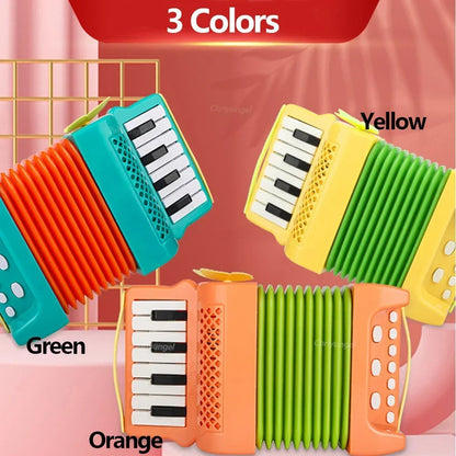 Toddler Accordion Toy - Musical Instrument for Kids, Early Music Exploration Gift for Boys & Girls 3 Years Good Vibrations