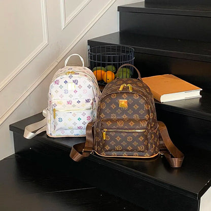 Fashion-Forward Ladies Crossbody Bag - Designer Leather Handbag Adjustable Shoulder Strap Elegant Evening Use Good Vibrations