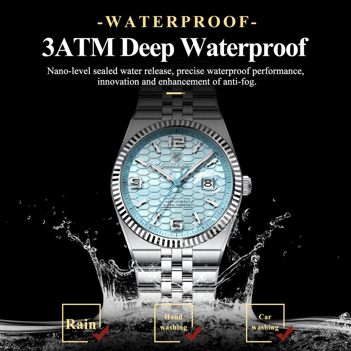 POEDAGAR Elegant Women's Watches High Quality Luxury Watch For Ladies Luminous Waterproof Date Women Quartz WristWatch Reloj+Box Good Vibrations