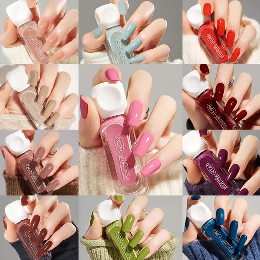 10ml Peel Off Water-Based Starry Nail Polish Fast Drying Long-Lasting Healthy And Brightening Effect No Need Lamp Cure Good Vibrations
