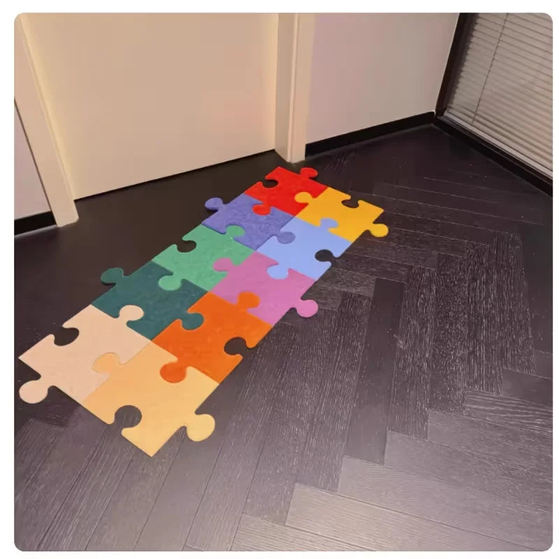 1PC Puzzle Party Decoration Classroom Cutouts Craft for Wall Decal Birthday Supplies School Projects Prop Bulletin Board Decor Good Vibrations