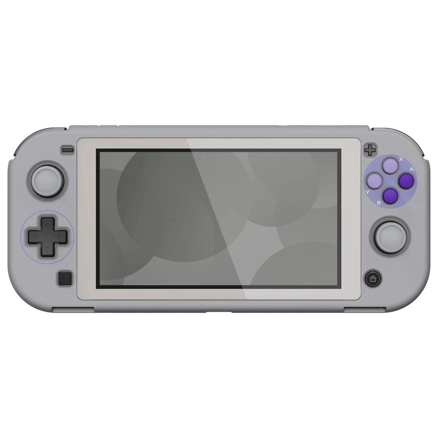 PlayVital ZealProtect Ergonomic Protective Case for NS Switch Lite W/Screen Protector & Thumb Grips - Classics SNES Style Good Vibrations
