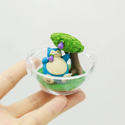 Genuine Rement Pokemon Sleep Series Pikachu Spinda Skitty Gulpin Pyukumuku Pincurchin Blind Box Birthday Gift Desktop Decor Toys Good Vibrations