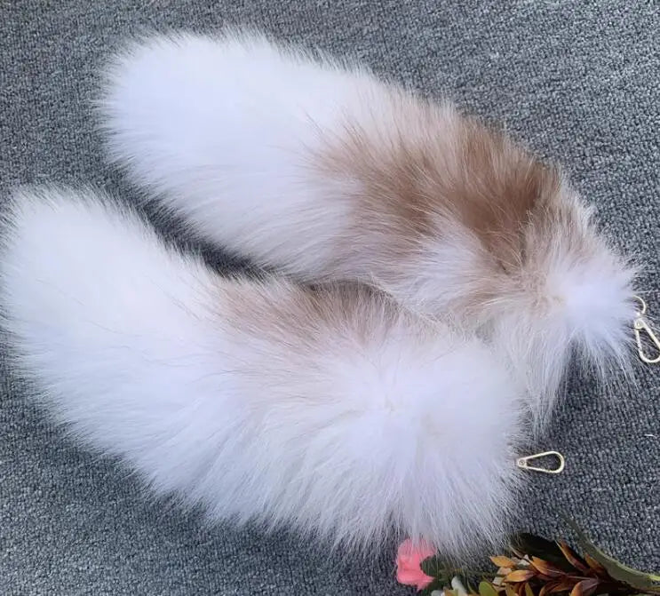 Fox Tail Cosplay Butt Plug - 40cm Furry Cross for Cosplay Fun