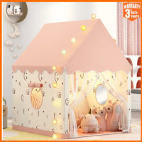 Children Play Tent Princess Castle House Child Room Cartoon Indoor Outdoor Playhouse Folding Decor Tent Toy Christmas Gift Girls Good Vibrations