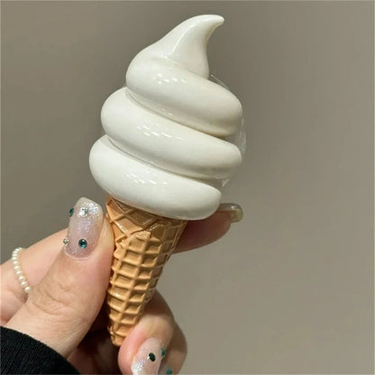 Cute 3D Ice Cream Folding Finger Ring Holder Phone Grip Tok Holder Socket Pocket Support for IPhone Expanding Stand Support Good Vibrations