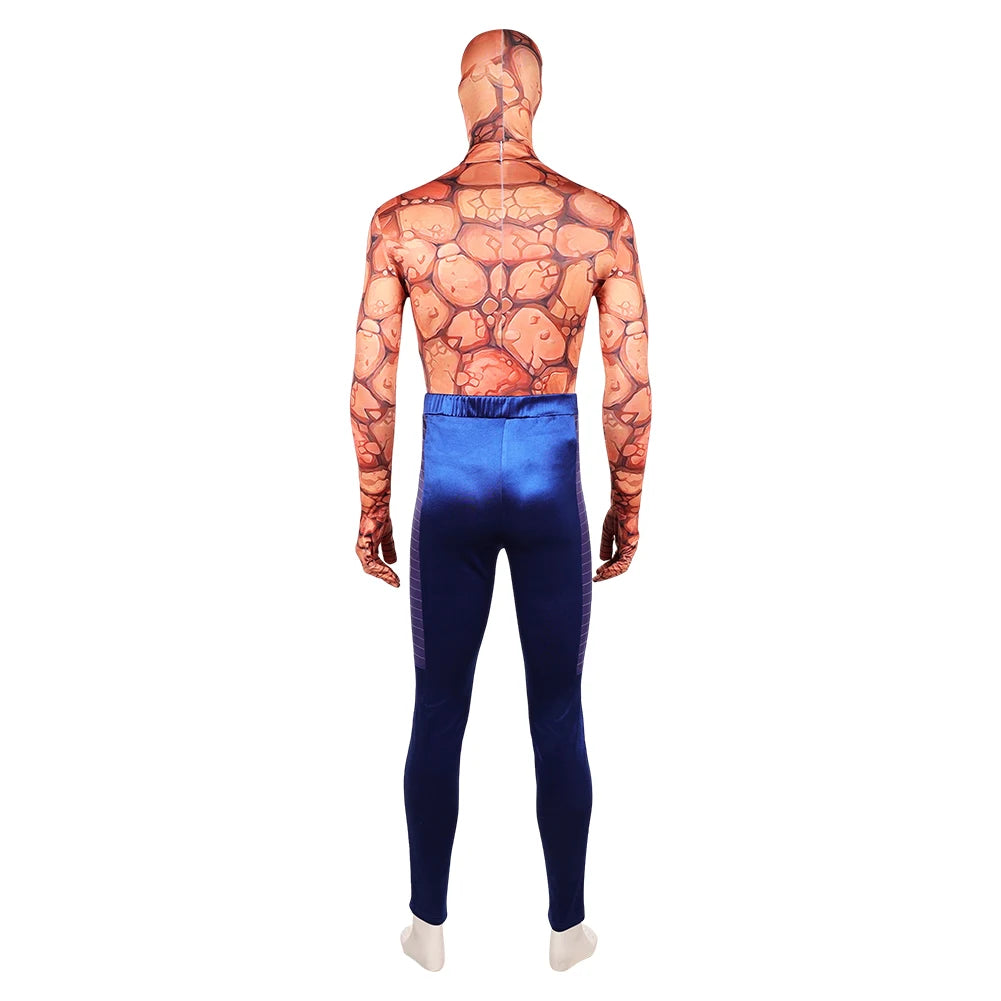 Fantastic Cosplay Four The Thing Costume Ben Roleplay Grimm Top Headgear Pants Outfits Halloween Carnival Party Disguise Suit Good Vibrations