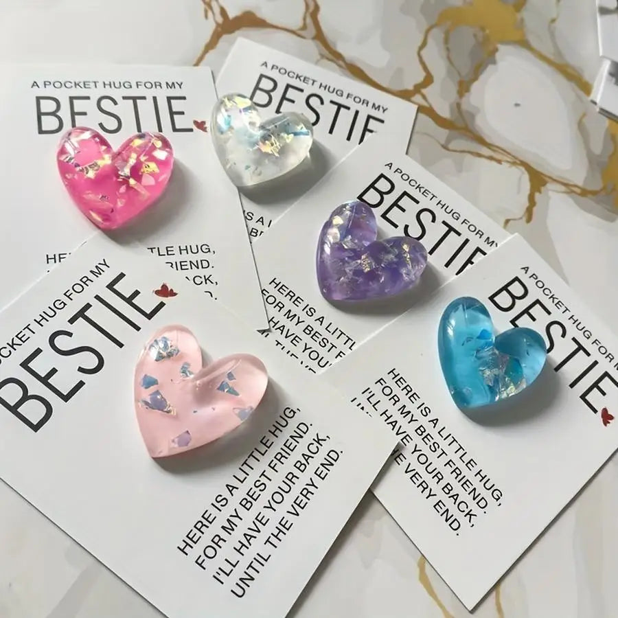 1-100pcs Set, Pocket Hugs for My Best Friend: Heartfelt Gifts for Girlfriend, Suitable for Graduation, Back to School, Christmas Good Vibrations